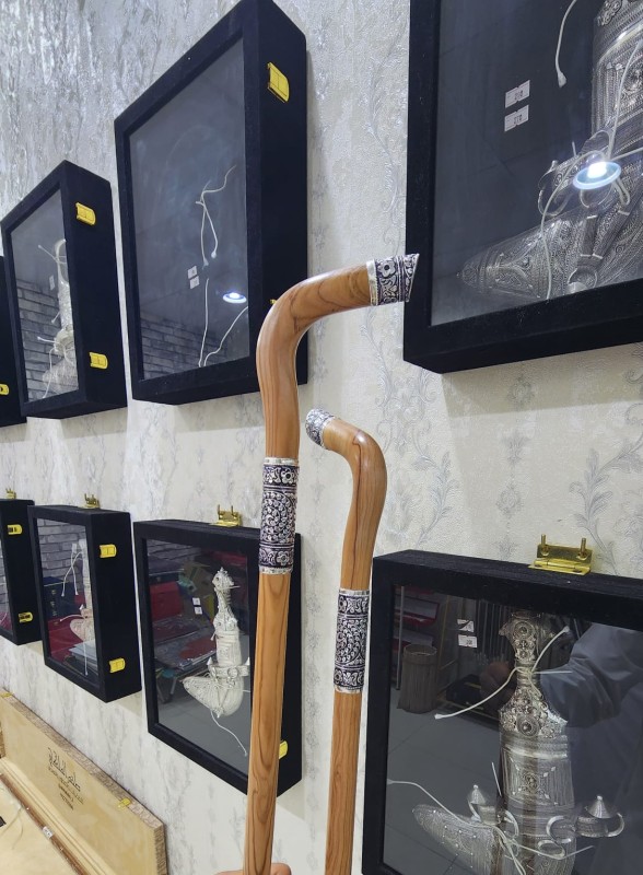 عصا عتم فضة